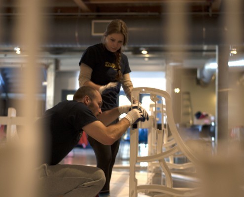 Ice Skating Rink Assembly